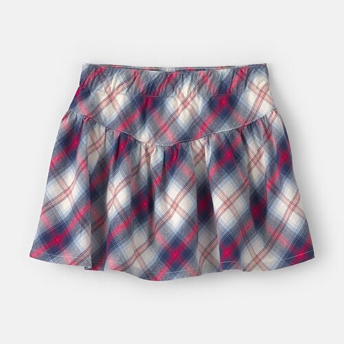 Oshkosh Babies' Toddler Girls High Rise Woven Skort In Blue