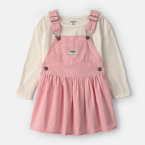 Oshkosh Babies' Toddler Girls Floral 2-pc. Dress Set In Pink