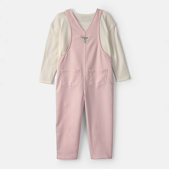 Oshkosh Toddler Girls Woven 2-pc. Overall Set