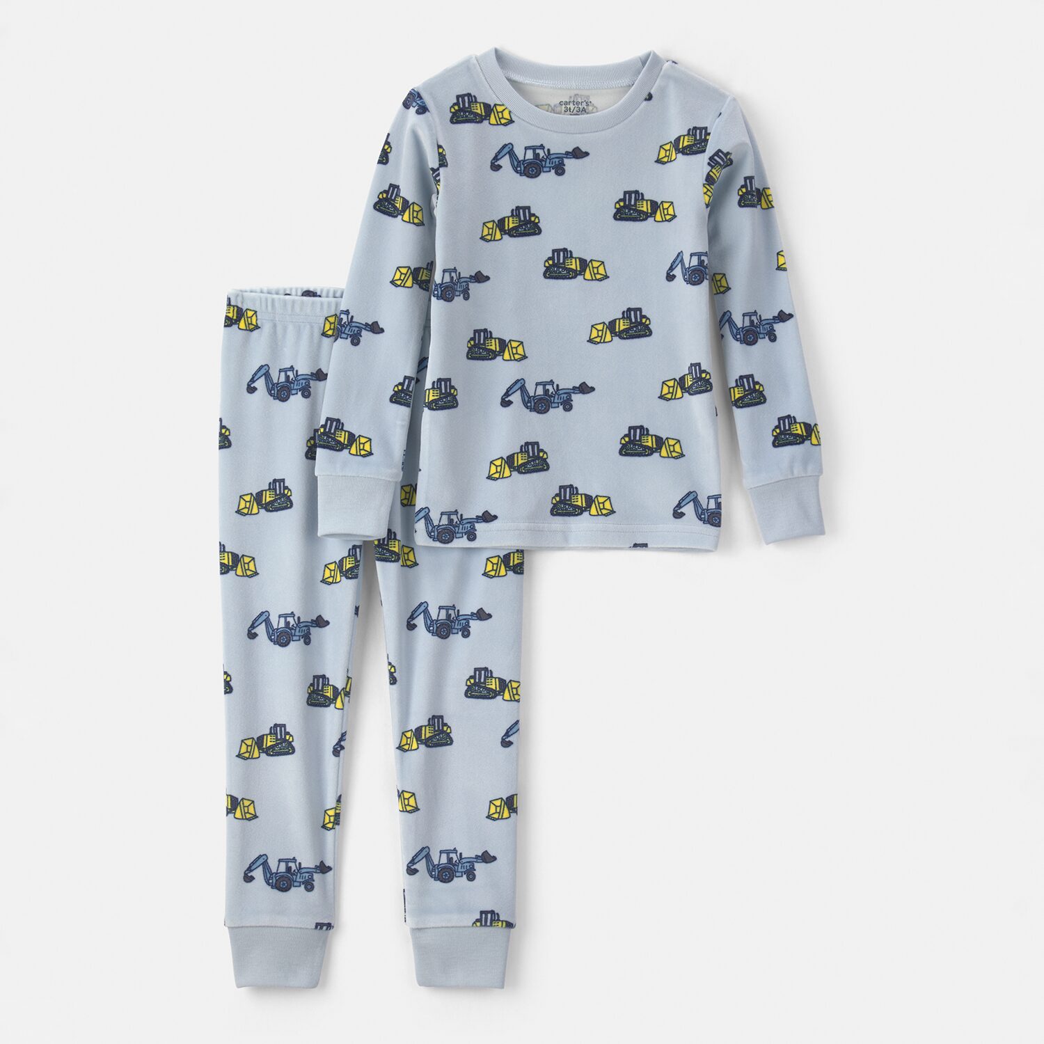 Carter's Toddler Girls Crew Neck Long Sleeve 2-pc. Pajama Set