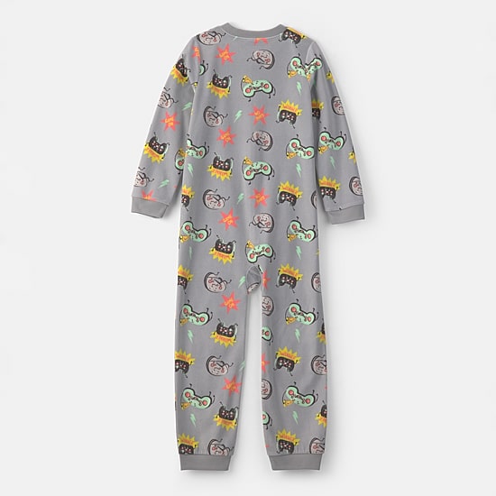 Carter's Little & Big Kid Boys Crew Neck Long Sleeve One Piece Pajama