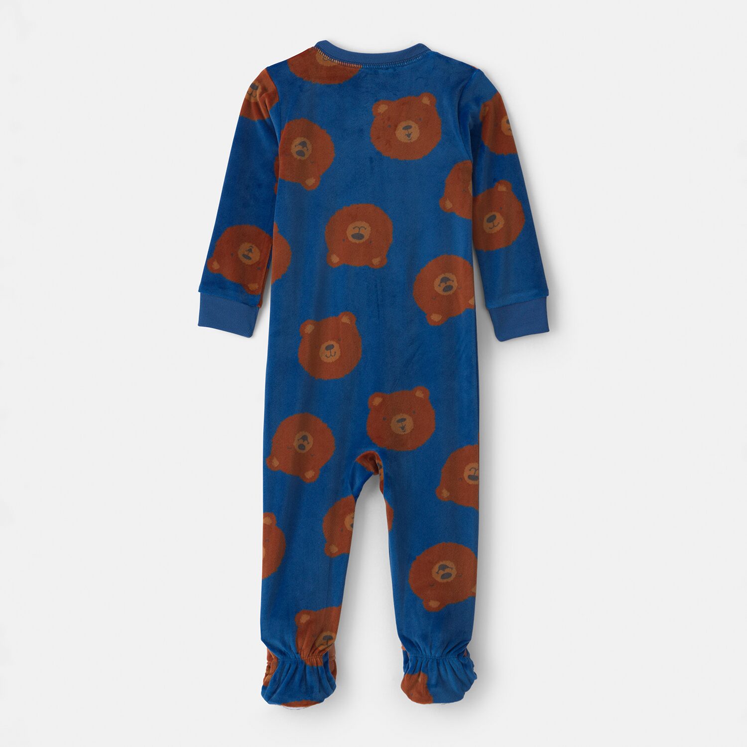 Carter's Dreamplush Toddler Boys Footed Crew Neck Long Sleeve Pajamas