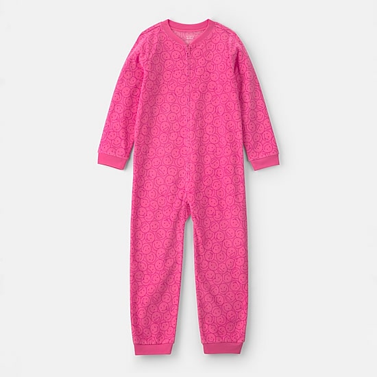 Carter's Little & Big Kid Girls Crew Neck Long Sleeve One Piece Pajama