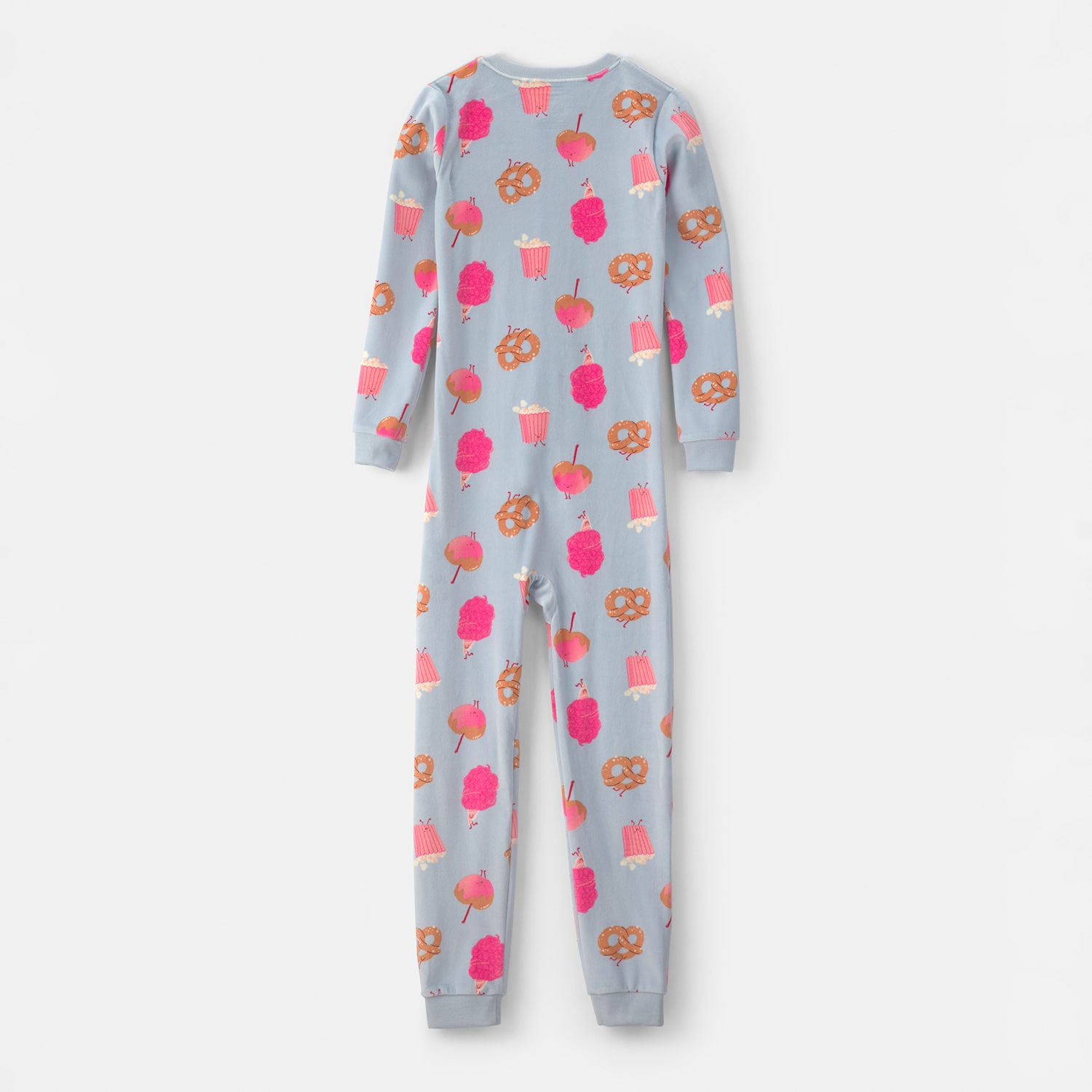 Carter's Little & Big Kid Girls Crew Neck Long Sleeve One Piece Pajama