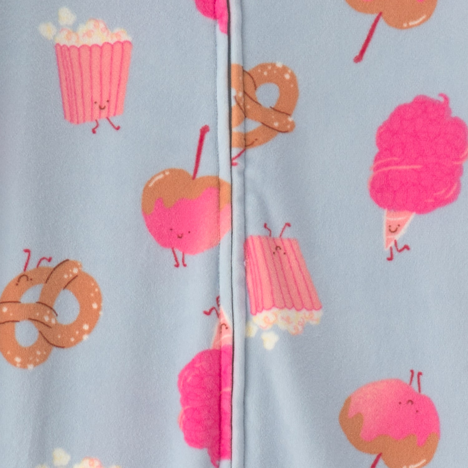 Carter's Little & Big Kid Girls Crew Neck Long Sleeve One Piece Pajama