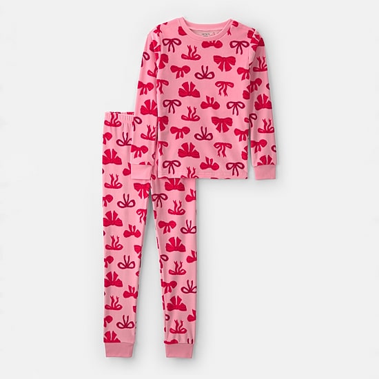 Carter's Dreamplush Little & Big Kid Girls Crew Neck Long Sleeve 2-pc. Pajama Set