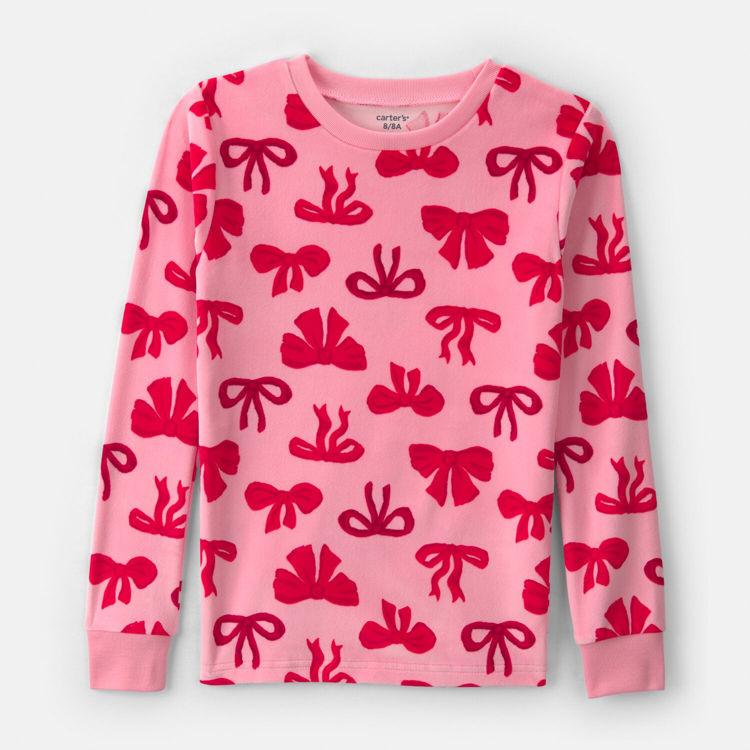 Carter's Little & Big Kid Girls Crew Neck Long Sleeve 2-pc. Pajama Set