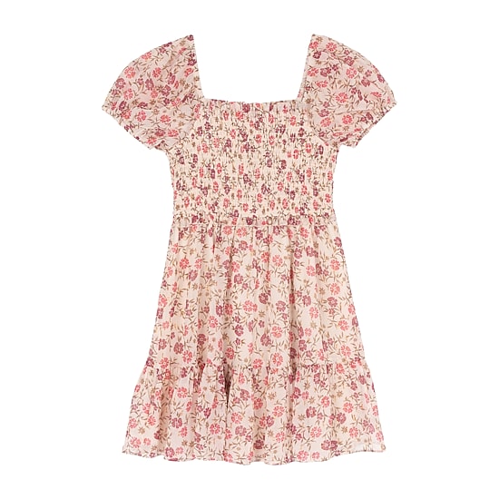 Rare Editions Big Kid Girls Easy-on + Easy-off Puffed Floral 2-pc. Dress Set