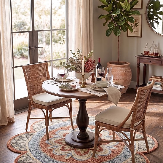 Daisy Frey Floral Hand Tufted Indoor Round Area Rug