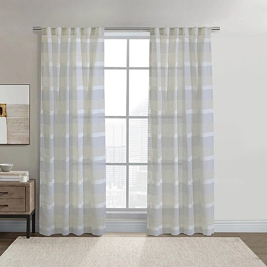 Habitat Nathan Back Tab Light-Filtering Single Curtain Panel