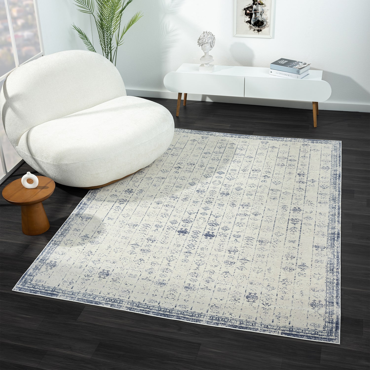 LR Home Adam Abstract Indoor Rectangular Area Rug