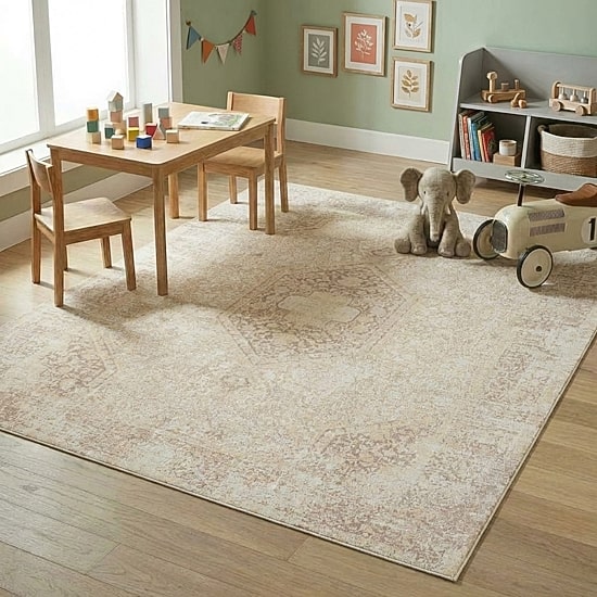 LR Home Aris Medallion Indoor Rectangular Area Rug