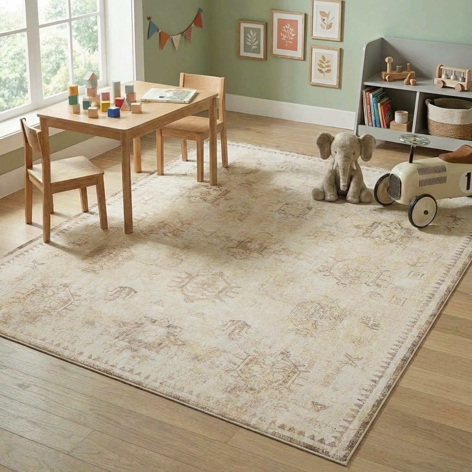 LR Home Aron Abstract Indoor Rectangular Area Rug