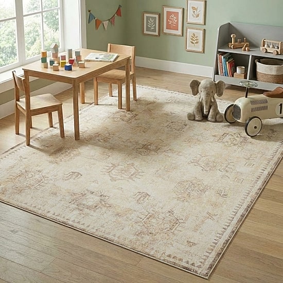 LR Home Aron Abstract Indoor Rectangular Area Rug