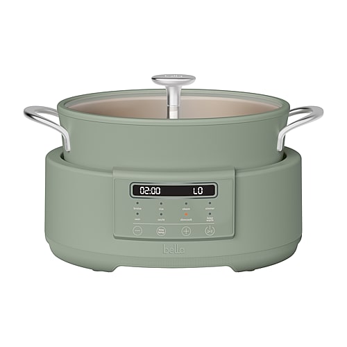 Bella Multi 7 Qt Slow Cooker In Green