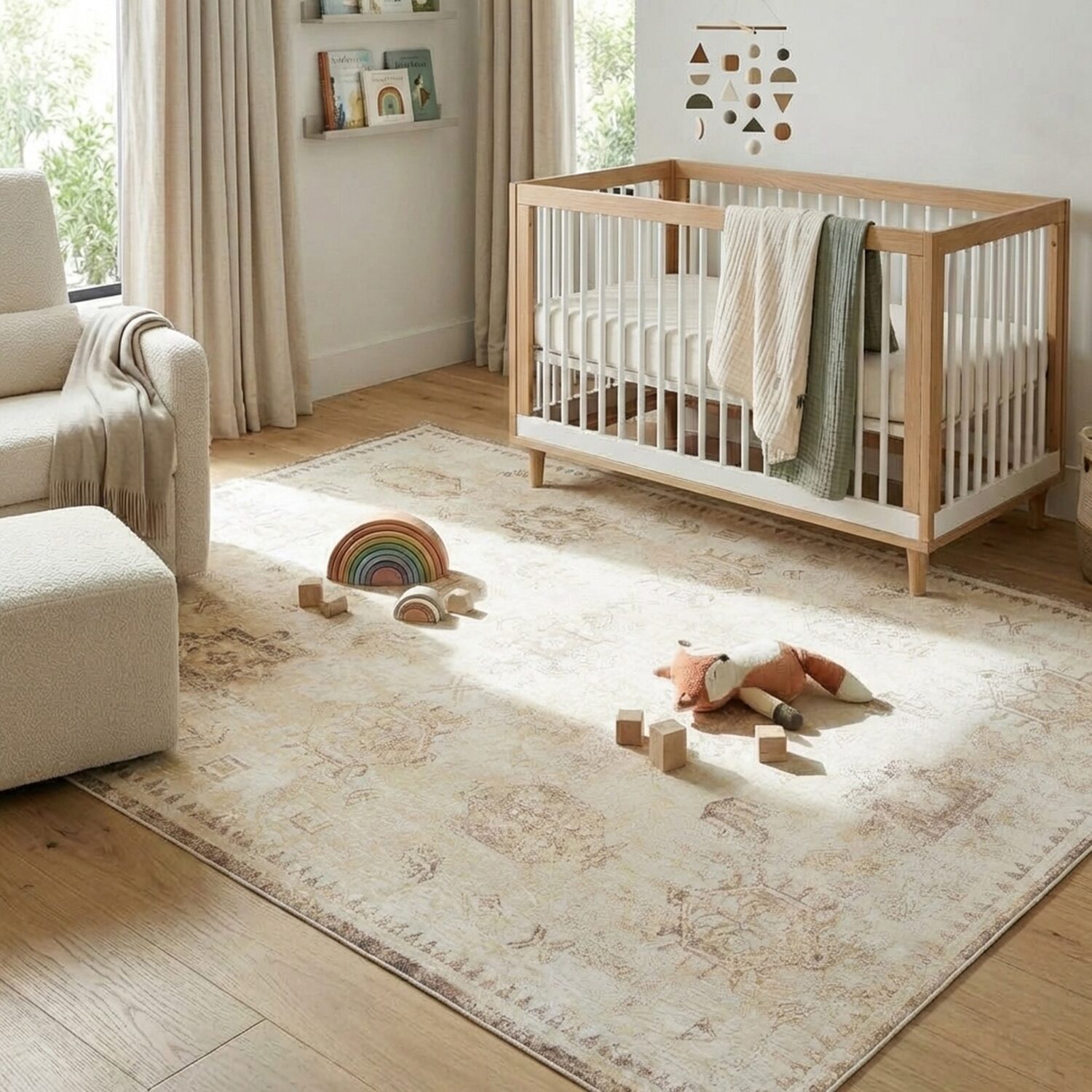 LR Home Aron Abstract Indoor Rectangular Area Rug