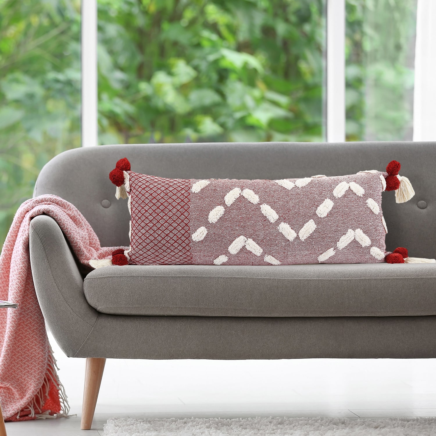 LR Home Skyla Lumbar Pillow