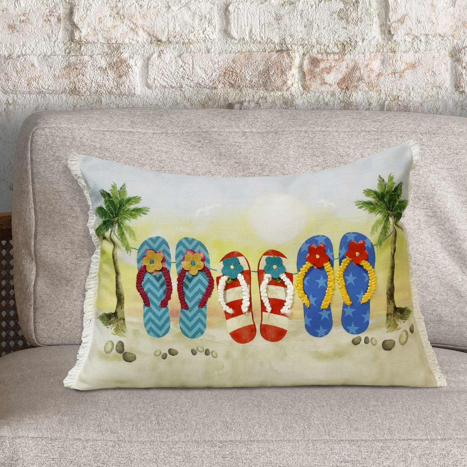 LR Home Kennedy Rectangular Throw Pillow