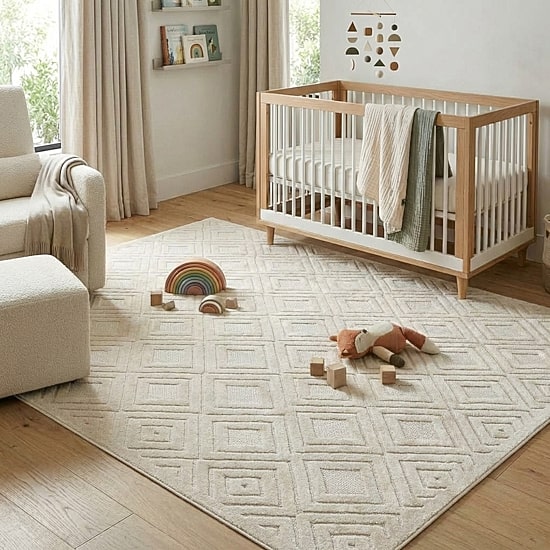 Alina Bel Geometric Indoor Outdoor Rectangular Area Rug
