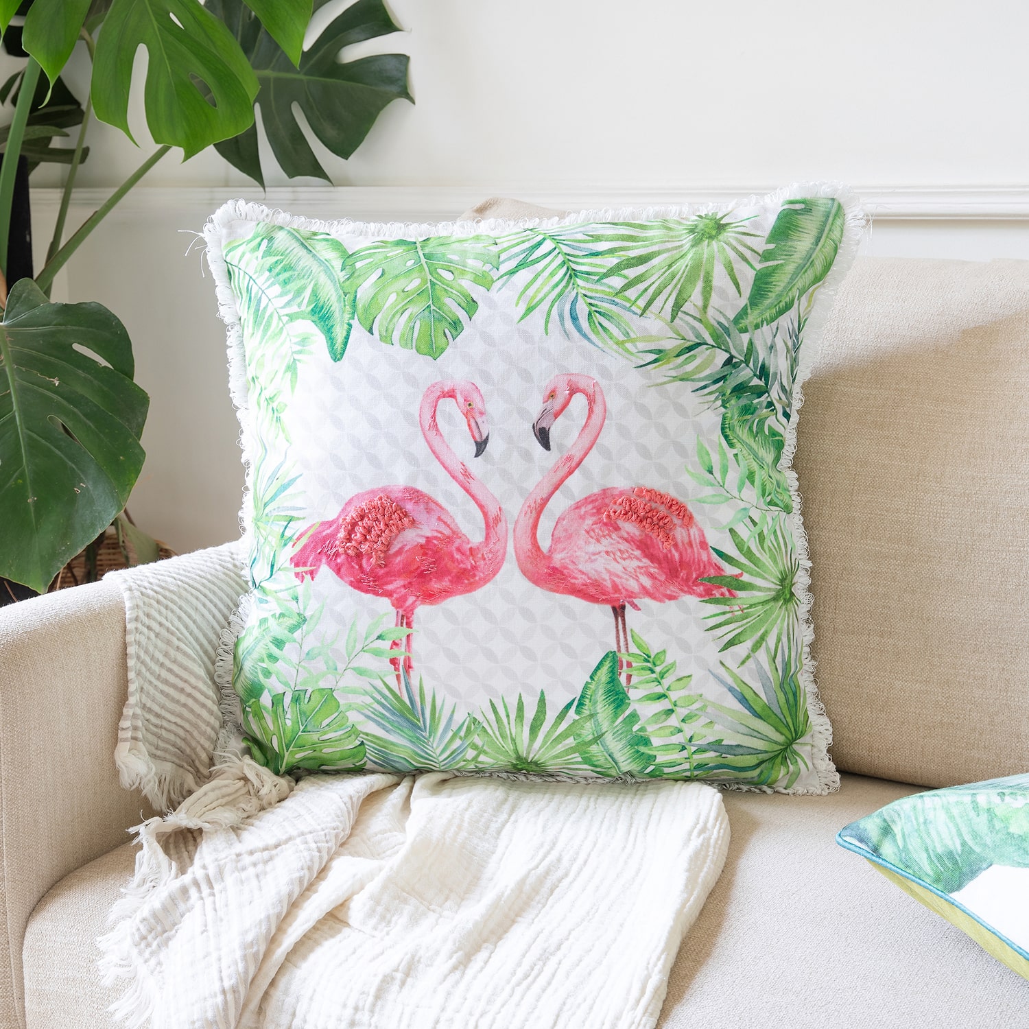 LR Home Kennedy Square Throw Pillow