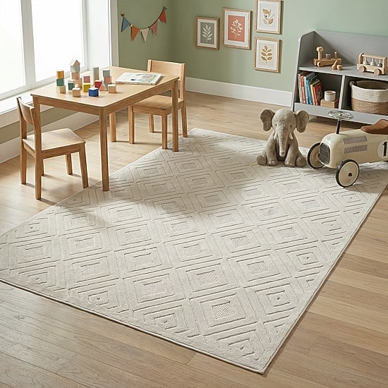 Alina Bel Geometric Indoor Outdoor Rectangular Area Rug