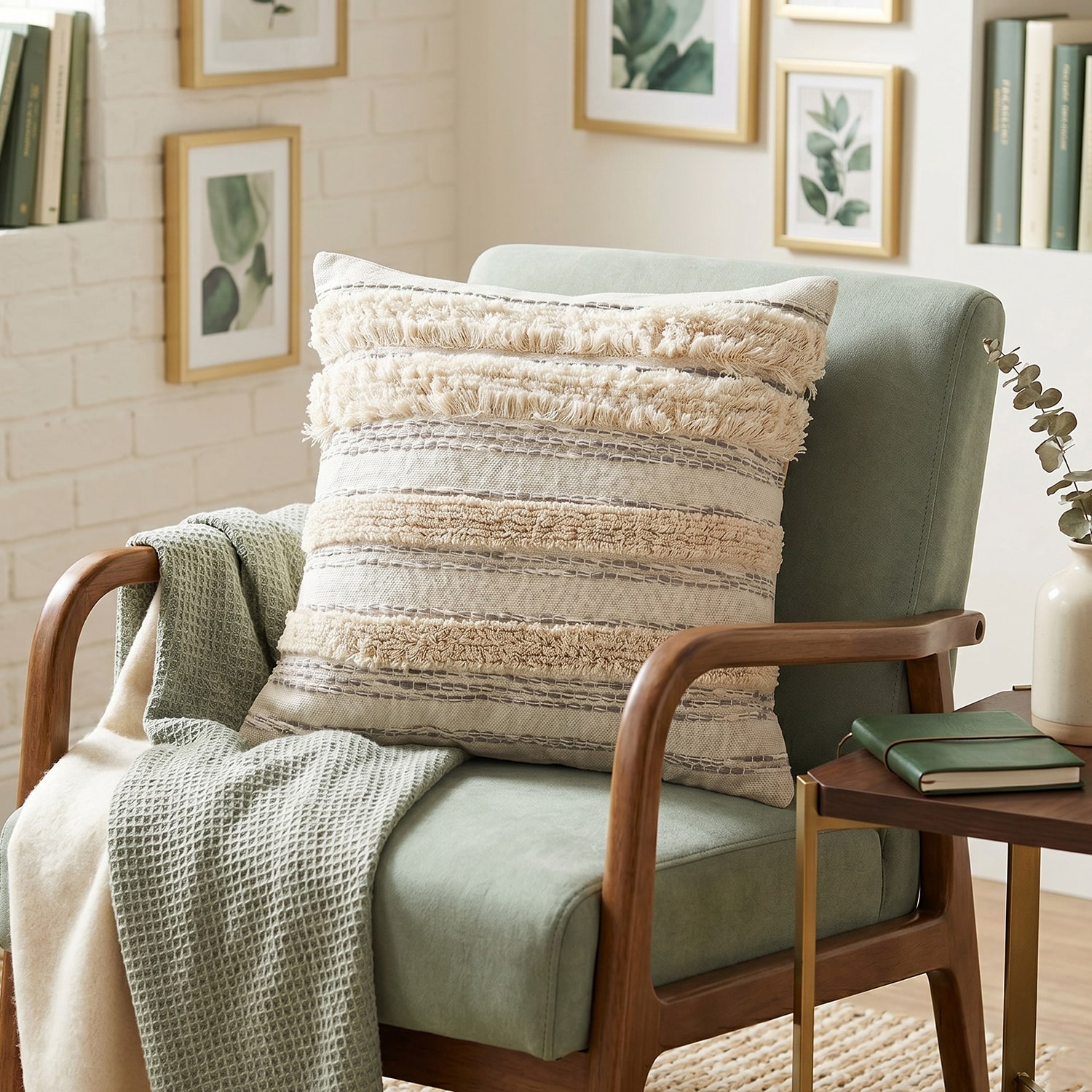 LR Home Etta Square Throw Pillow