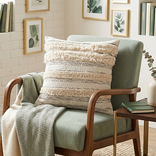 LR Home Etta Square Throw Pillow