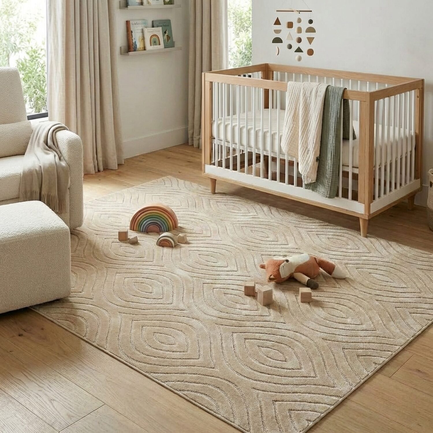 Alina Mich Abstract Indoor Outdoor Rectangular Area Rug