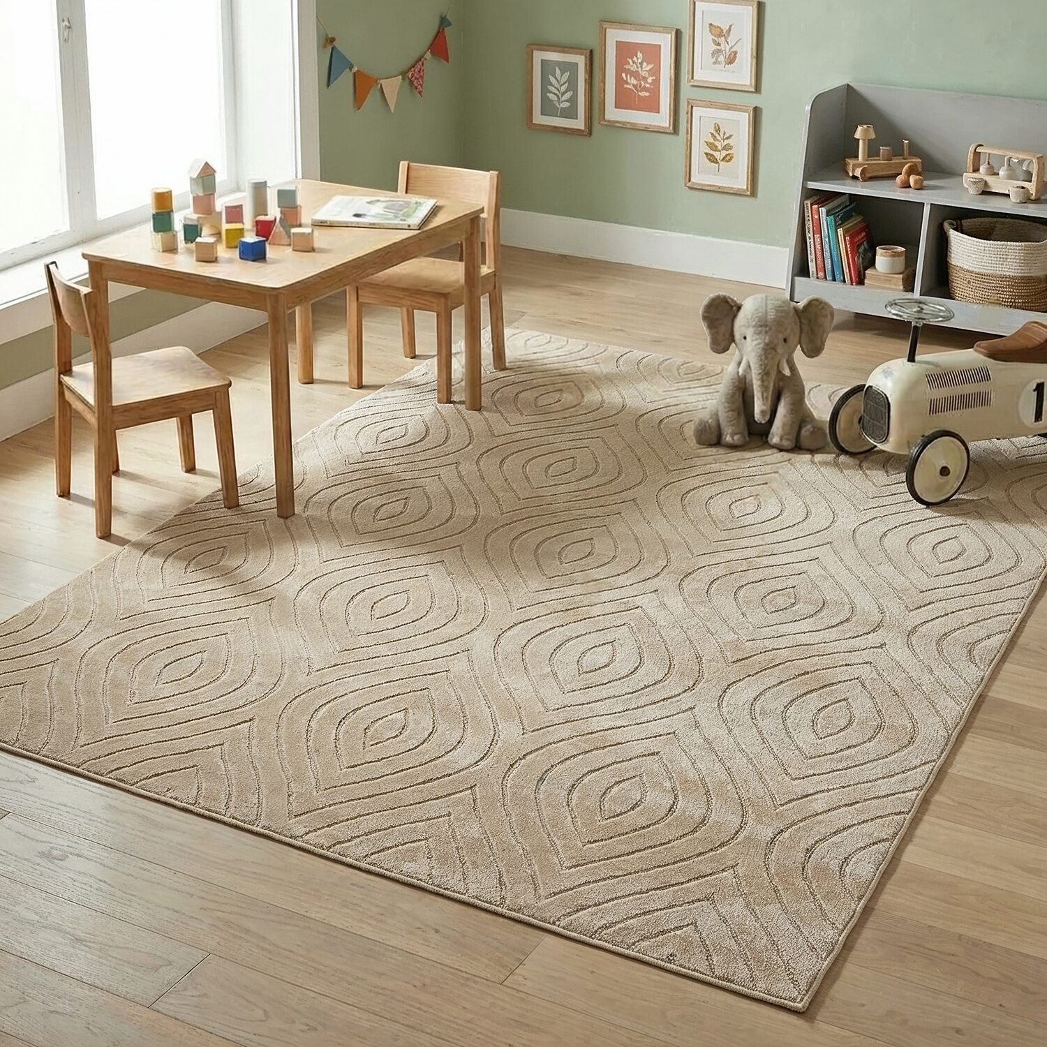 Alina Mich Abstract Indoor Outdoor Rectangular Area Rug