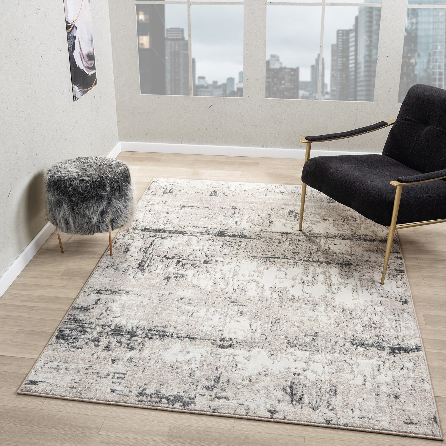 Antoine Deen Abstract Indoor Rectangular Area Rug