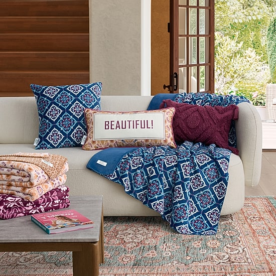 Jenny Martinez Sonora Reversible Coco Plush Throw