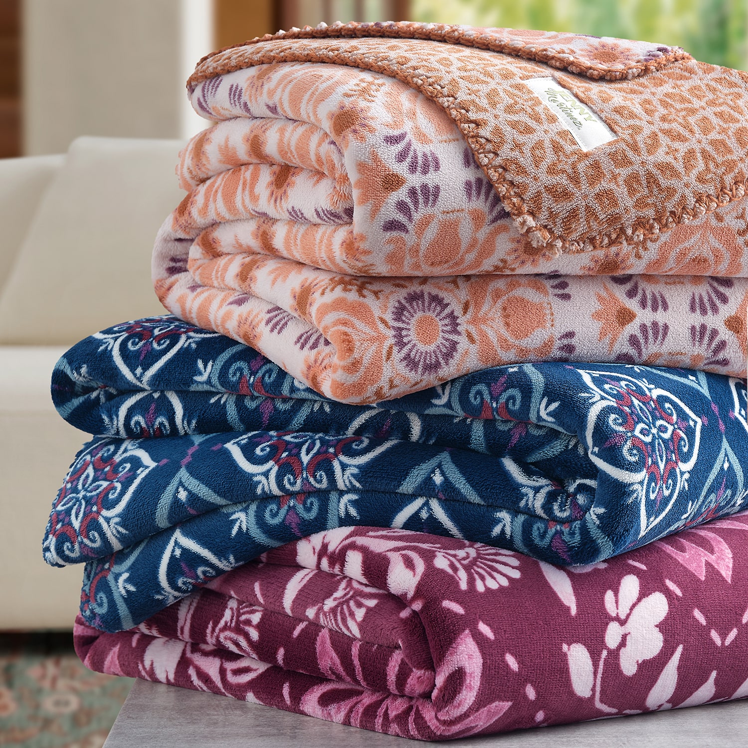 Jenny Martinez Sonora Reversible Coco Plush Throw