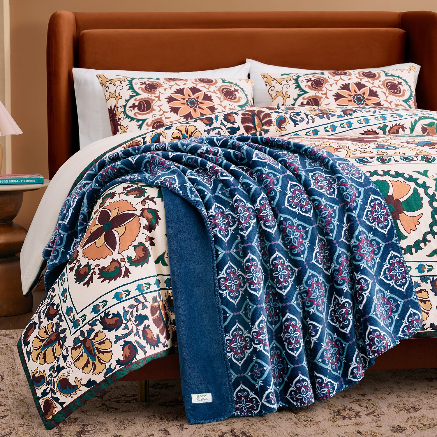 Jenny Martinez Sonora Reversible Coco Plush Throw