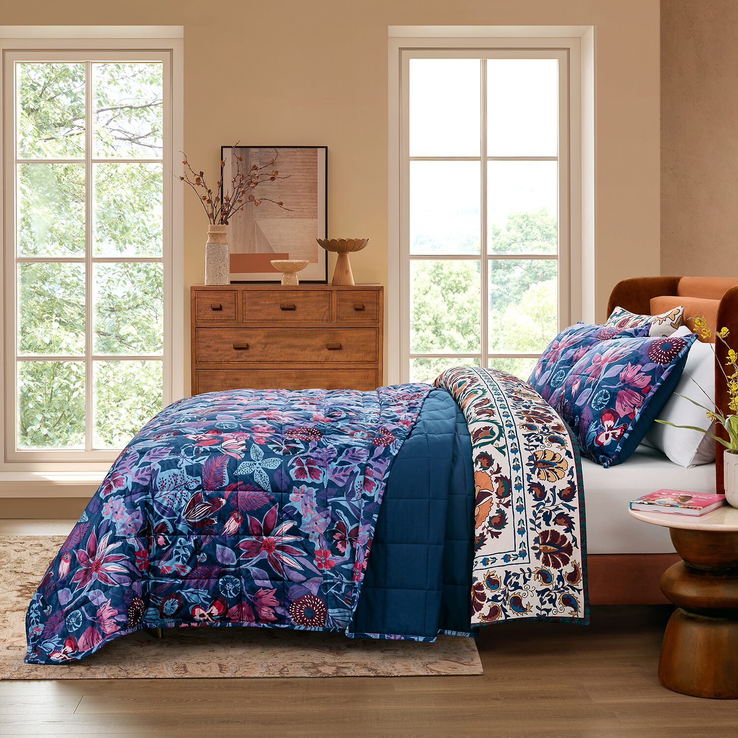 Jenny Martinez Daniella 3-pc. Geometric Reversible Quilt Set