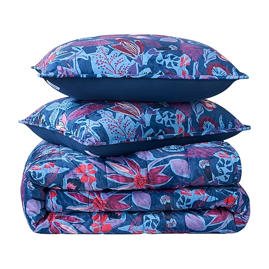 Jenny Martinez Daniella 3-pc. Geometric Reversible Quilt Set
