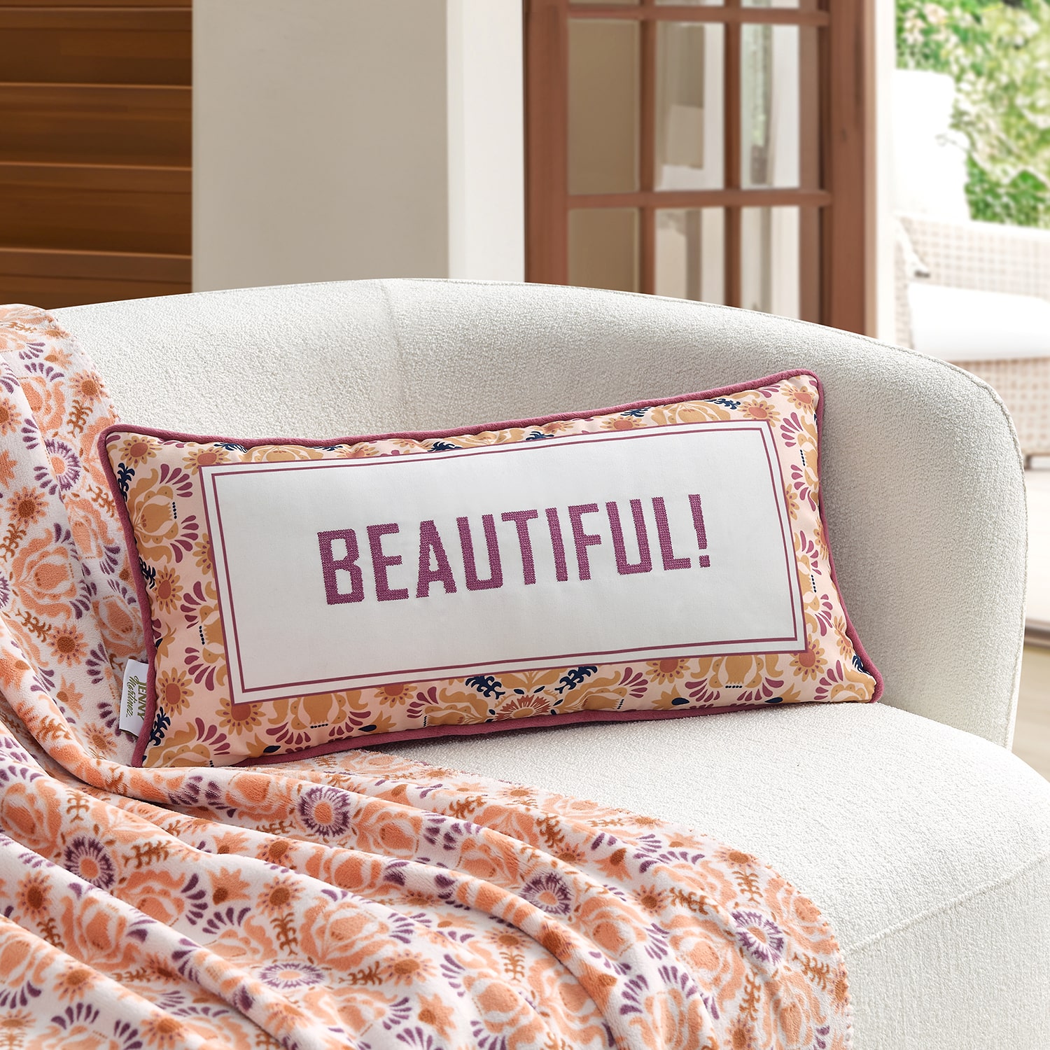 Jenny Martinez Beautiful 12x24 Lumbar Pillow