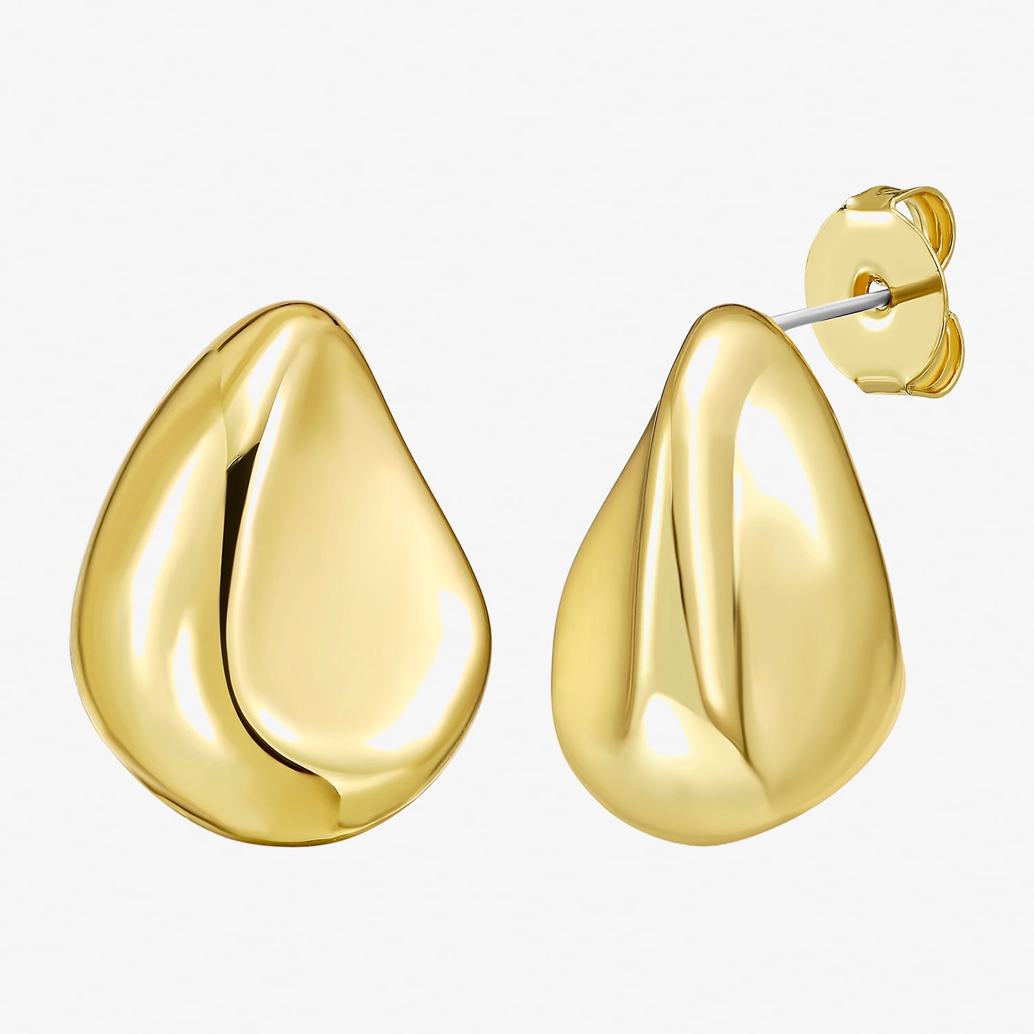 RM Rebecca Minkoff Womens 14K Gold Over Brass 20mm Single Earring