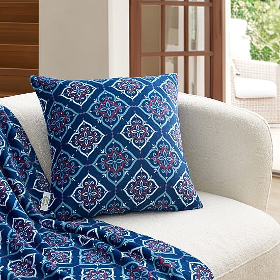 Jenny Martinez Tersa Coco Plush Square Throw Pillow