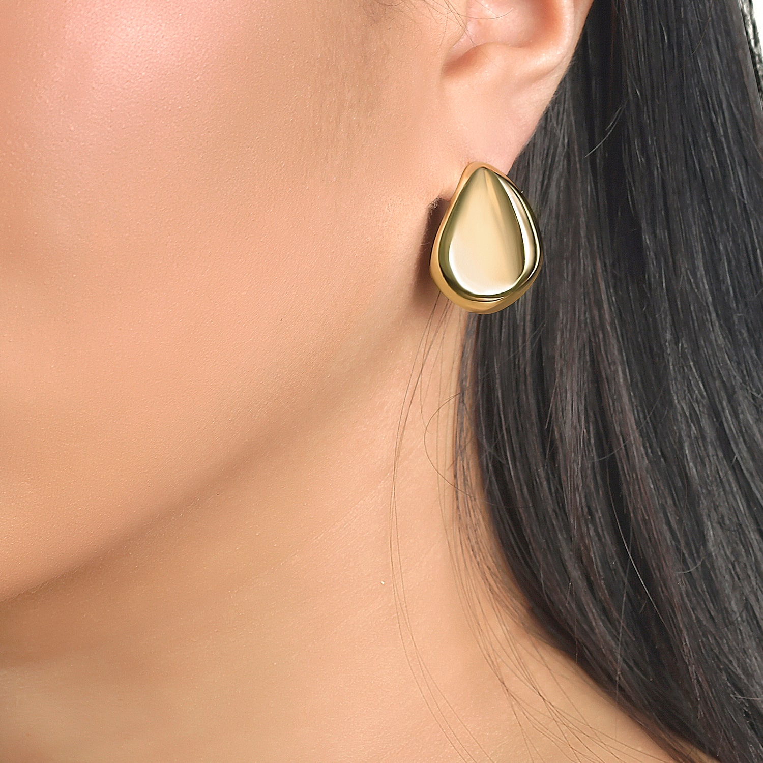 RM Rebecca Minkoff Womens 14K Gold Over Brass 20mm Single Earring