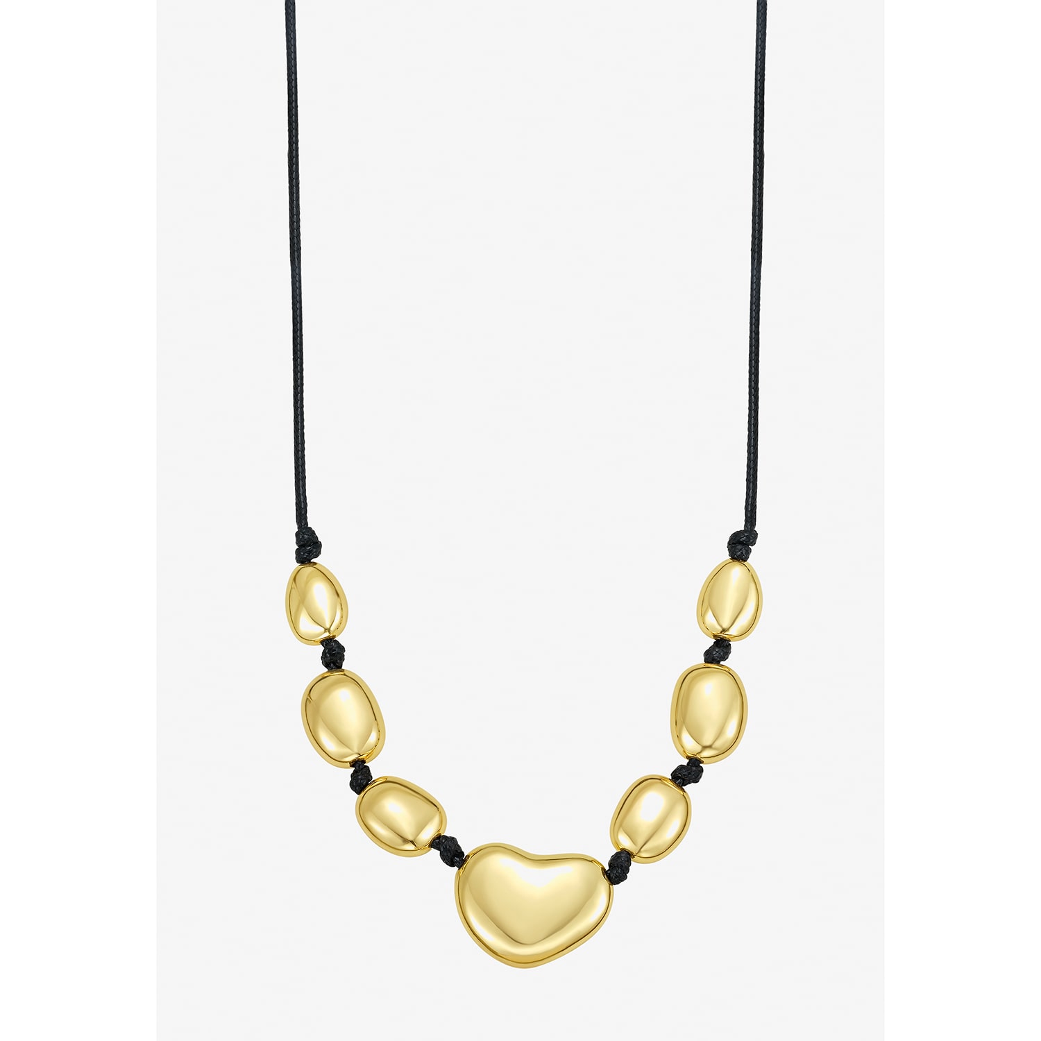 RM Rebecca Minkoff Womens Cubic Zirconia 14K Gold Over Brass Oval 16 1/2 Inch Pendant Necklace