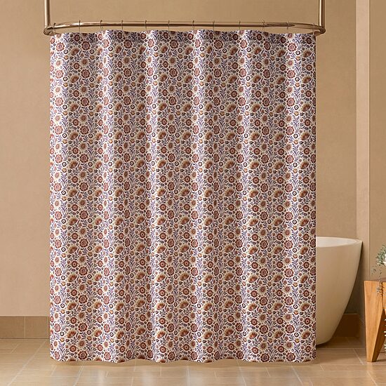 Jenny Martinez Terra Floral Shower Curtain