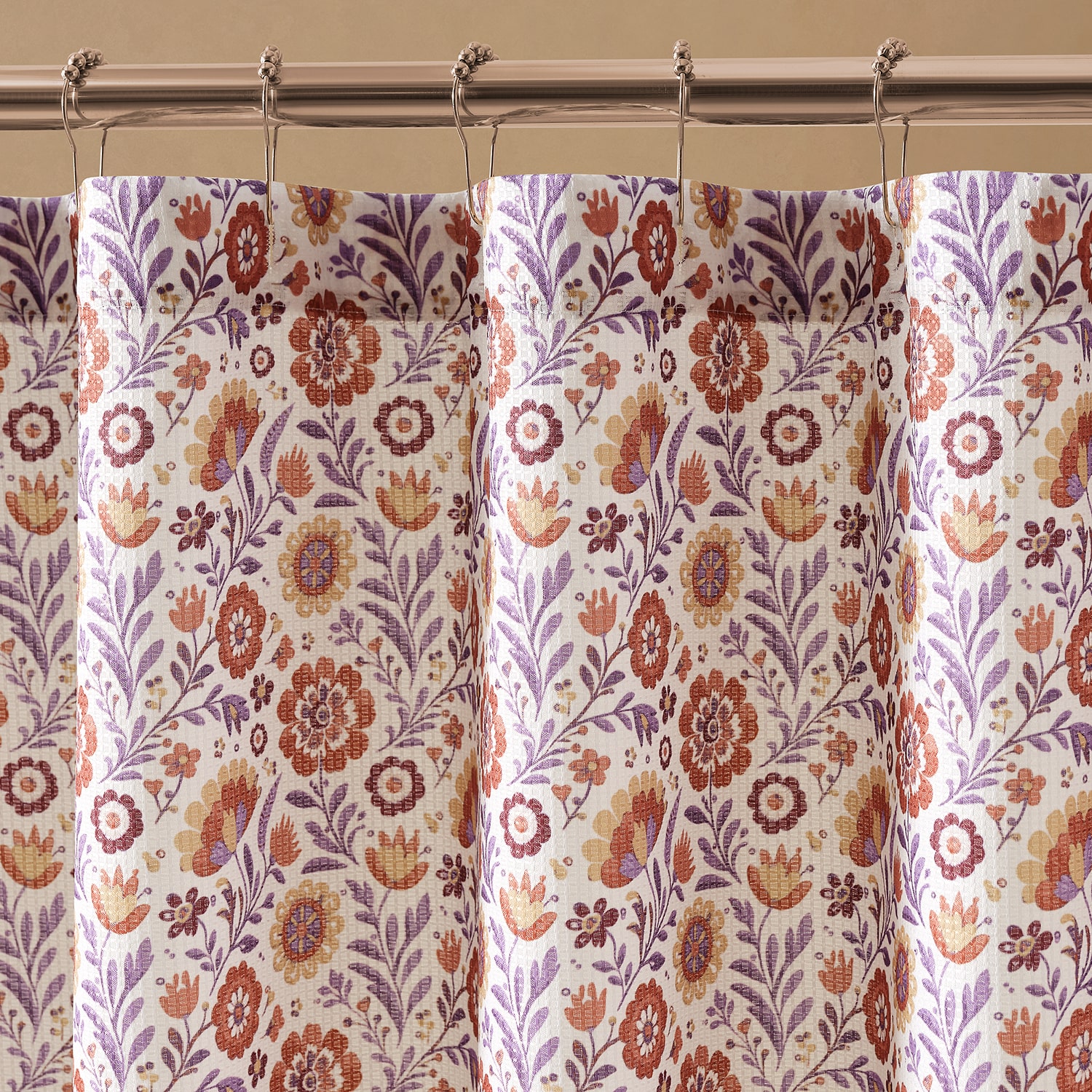 Jenny Martinez Terra Floral Shower Curtain