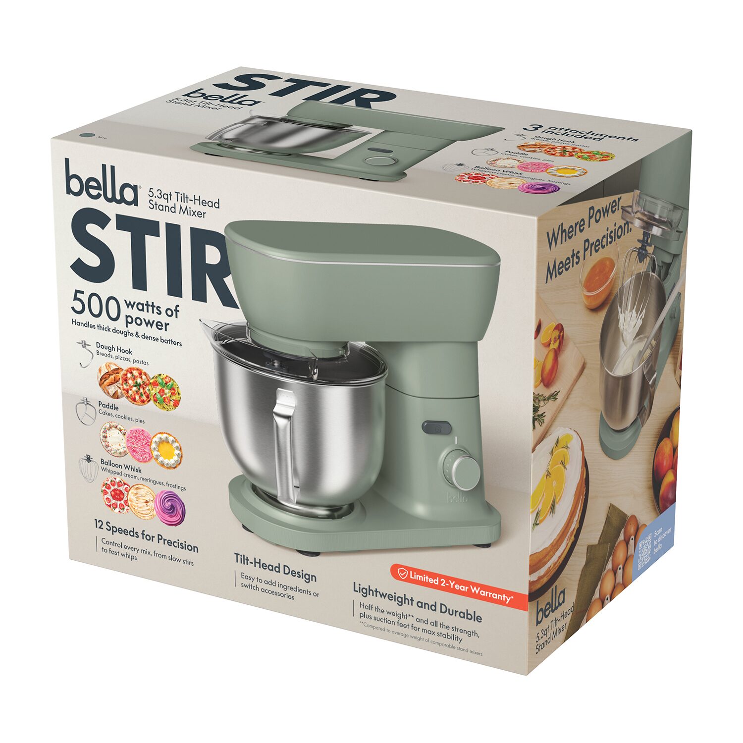bella™ Stir 5 Qt Stand Mixer