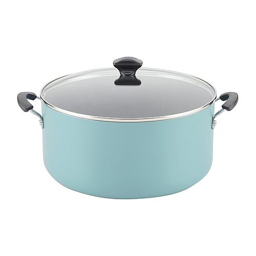 Farberware Aluminum Nonstick Covered 10.5-Qt. Stockpot - Aqua