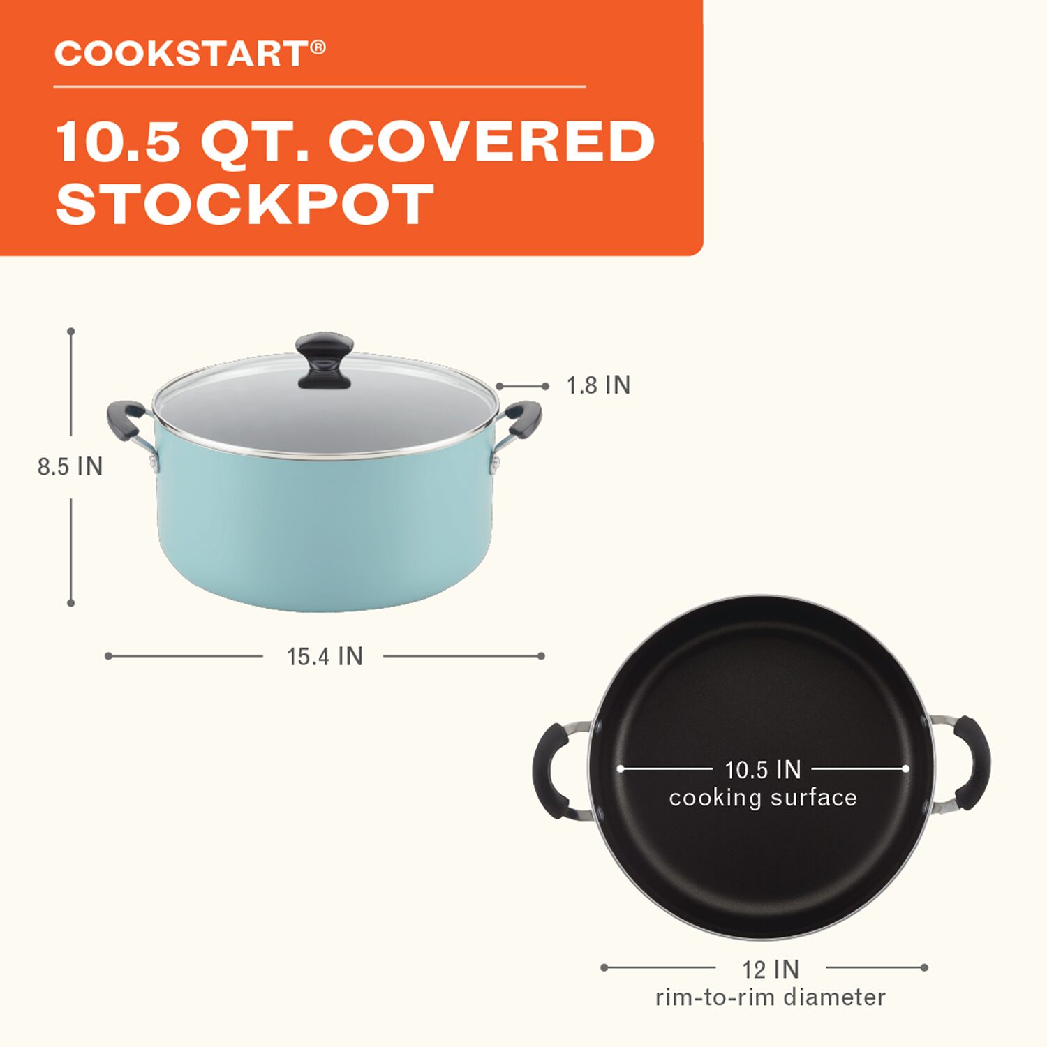 Farberware 10.5-qt. Stockpot with Lid