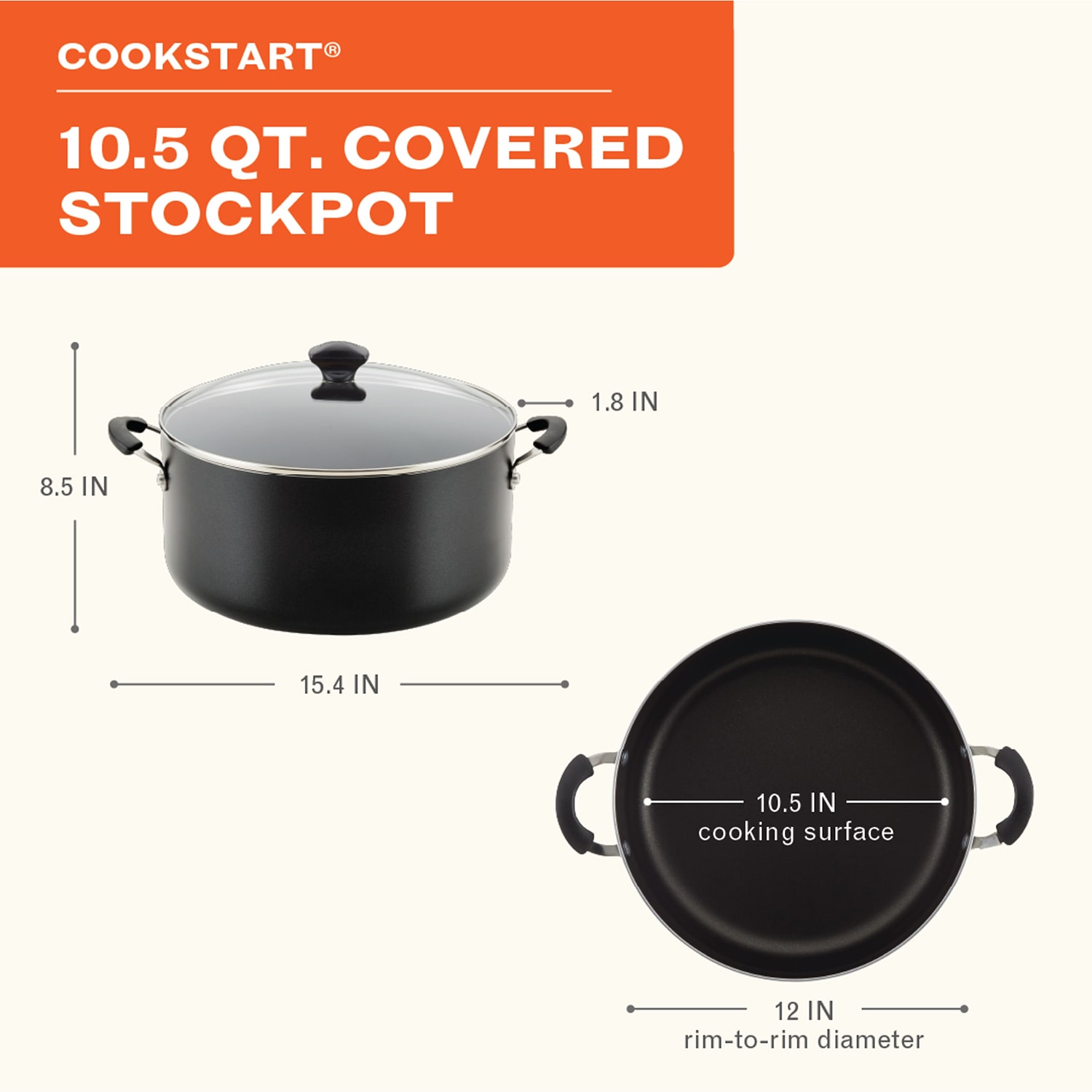 Farberware 5 Qt Non-Stick Stockpot