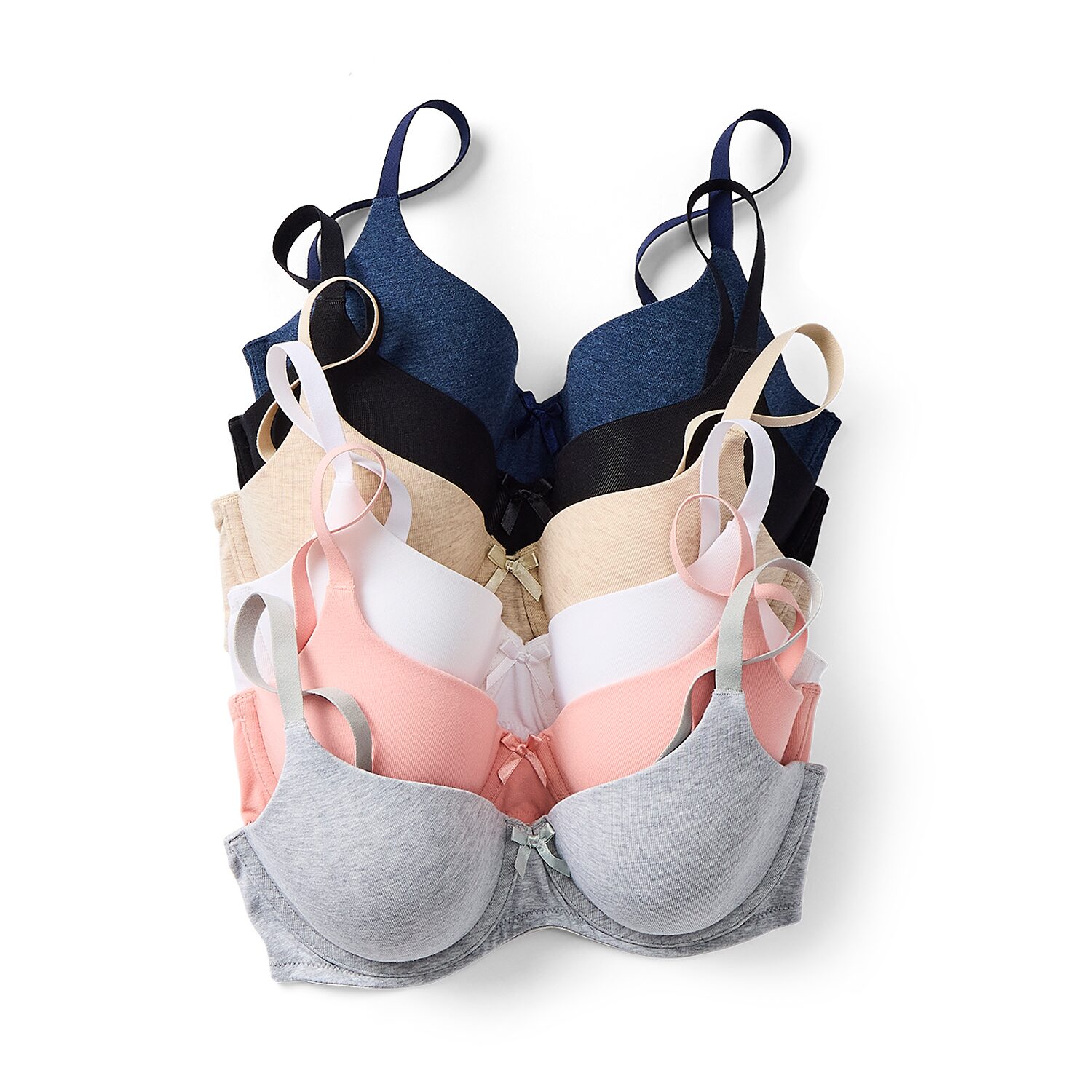 Ambrielle Cotton Full Coverage Underwire Bra