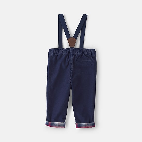 Oshkosh Baby Boys Mid Rise Straight Regular Fit Pull-On Pant