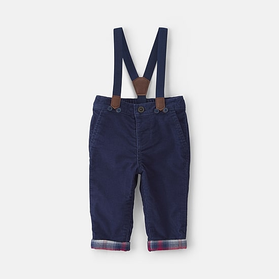 Oshkosh Baby Boys Mid Rise Straight Regular Fit Pull-On Pant