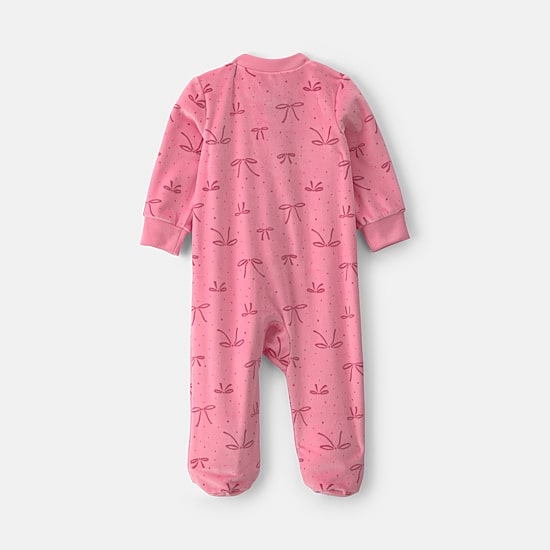 Carter's Microfleece Bow Baby Girls Bows Sleep and Play